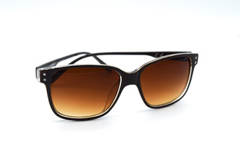 Sunglasses isolated on white background, modern sunglasses