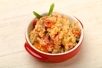 Couscous with meat