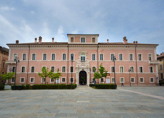 Fototapeta premium Palazzo Rasponi dalle Teste built at the end of the 1600s.