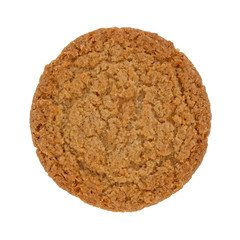 Apple pie crust cookie on a white background