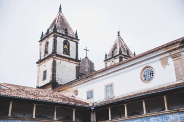 Fototapeta na wymiar Igreja e Convento de São Franciscoin in Bahia, Salvador - Brazil