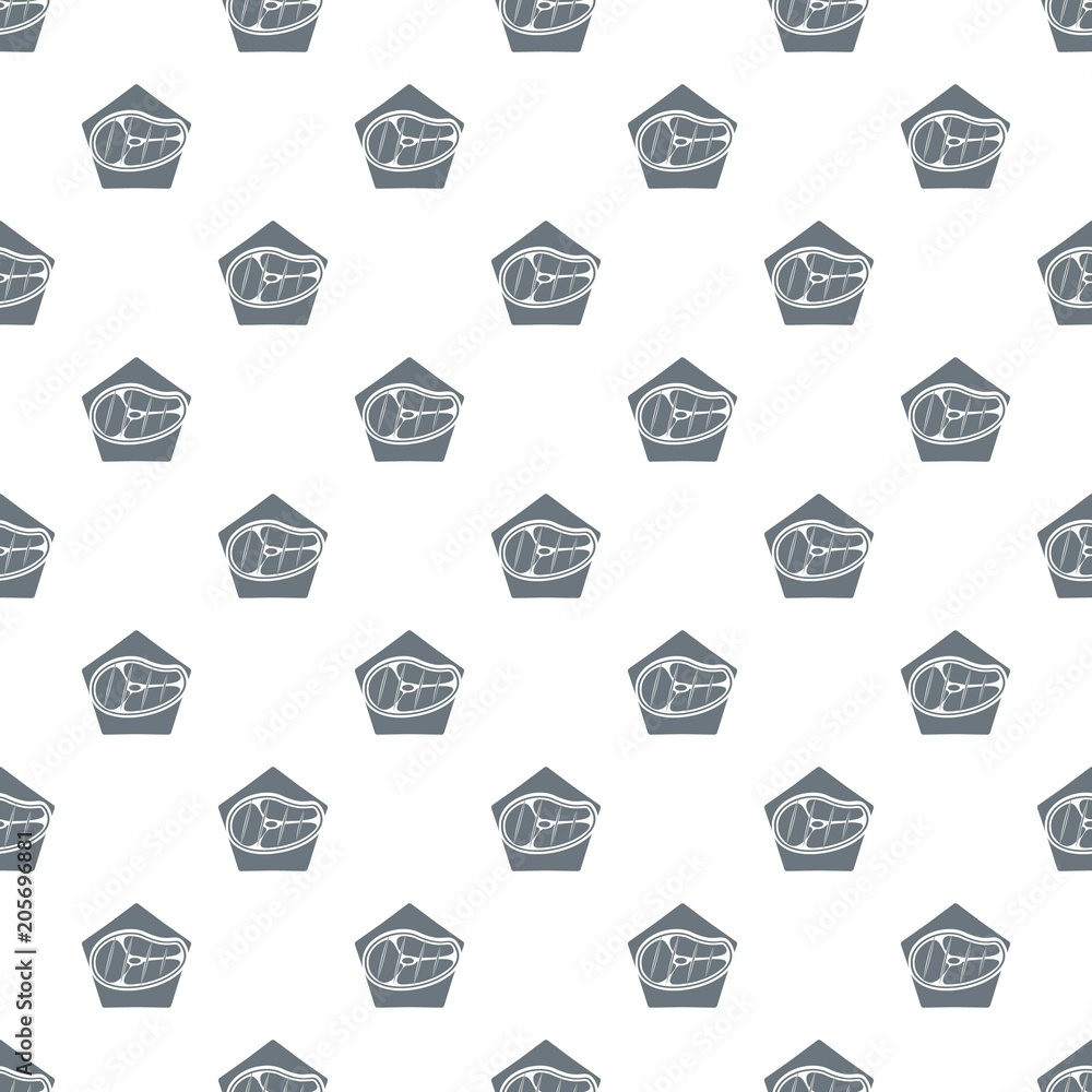 Poster meat pattern vector seamless repeat for any web design