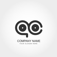 Initial Letter AC Logo Template