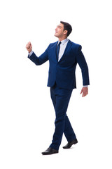 Businessman isolated on white background