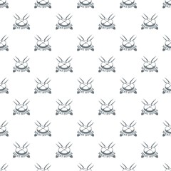 Meat house pattern vector seamless repeat for any web design
