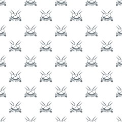 Meat house pattern vector seamless repeat for any web design