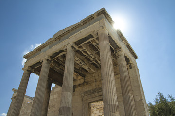 Fototapeta premium Erechtheion Temple in Athens Greece.