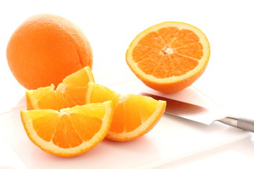 オレンジ　カット