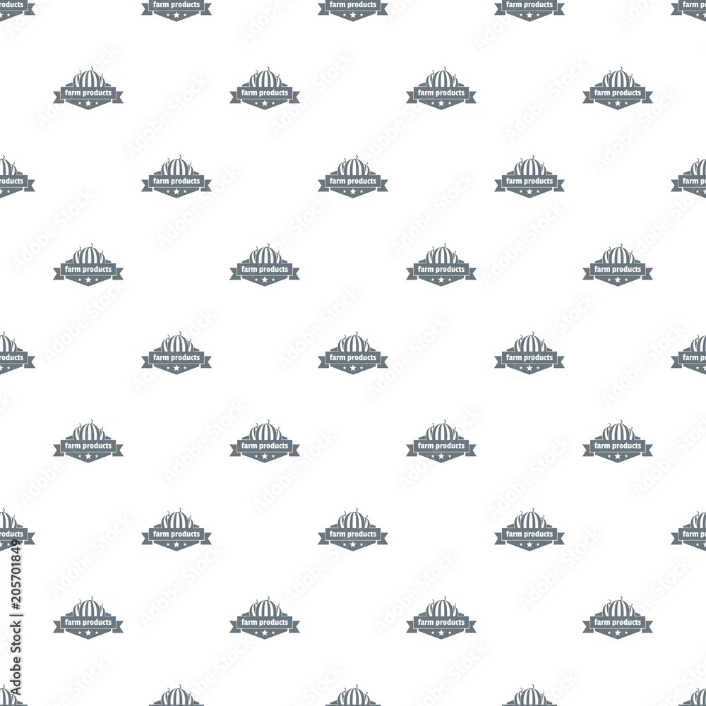 Poster farm products pattern vector seamless repeat for any web design