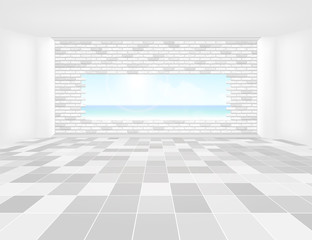 tile floor vector