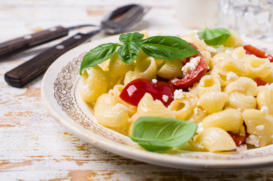 Traditional Pasta With Cottage Cheese