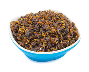 Indian Traditional Paan Masala Isolated on White Background