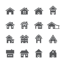 Home,House icon set