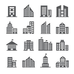 Building icon set