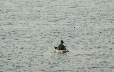 Fishing in Kayak