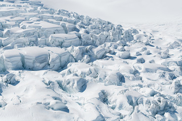 Snow on mountain slope at Fox Glacier West Coast South New Zealand natural landscape background