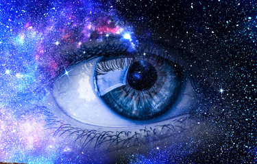 Space abstract backdrop