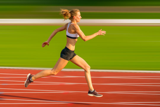L&auml;ufer im Sprint beim Sport