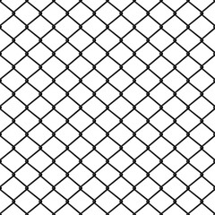 Seamless metal mesh, vector illustration. © kup1984