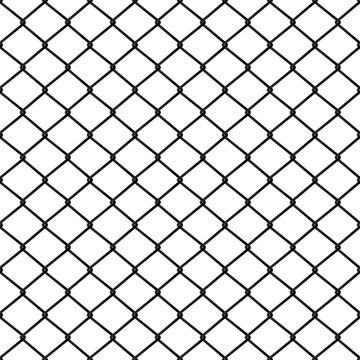 Seamless metal mesh, vector illustration.