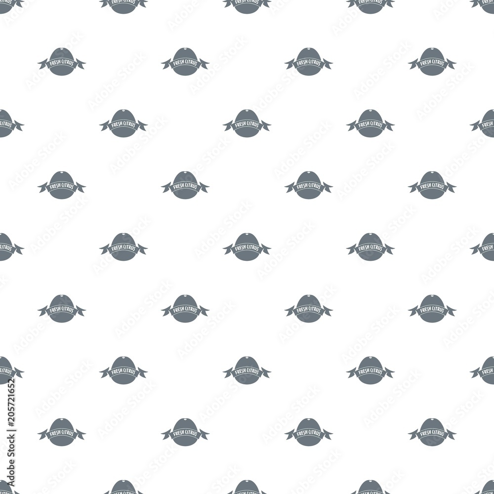 Poster fresh citrus pattern vector seamless repeat for any web design