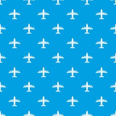 Aviation pattern vector seamless blue repeat for any use