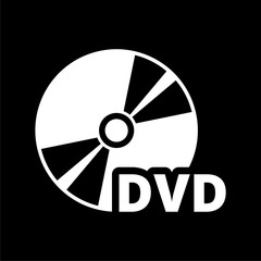 DVD icon on dark background