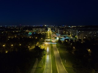 Aerial view of City Tallinn Estonia