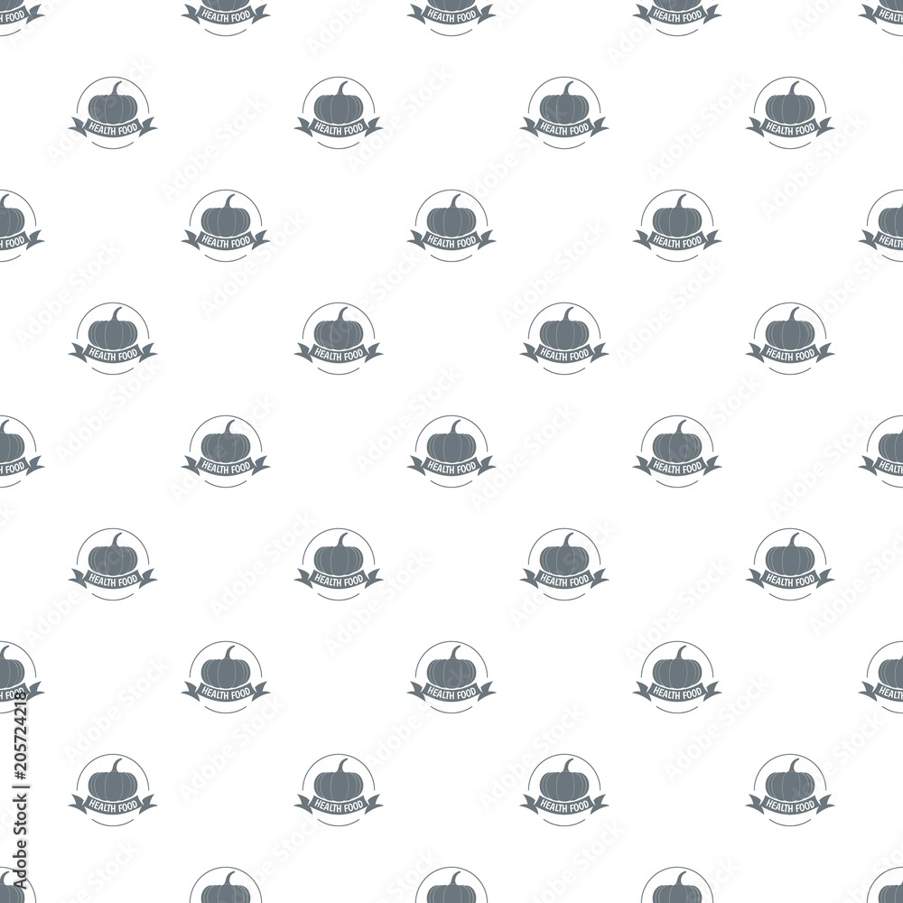 Poster bio health food pattern vector seamless repeat for any web design