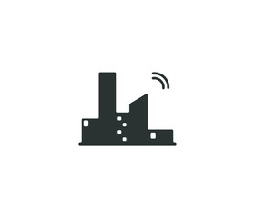 Industry networking signal icon