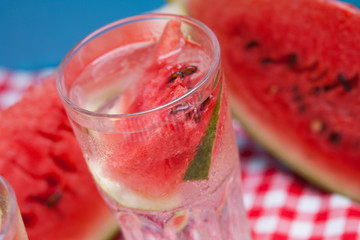 Photography of a watermelon cocktail 