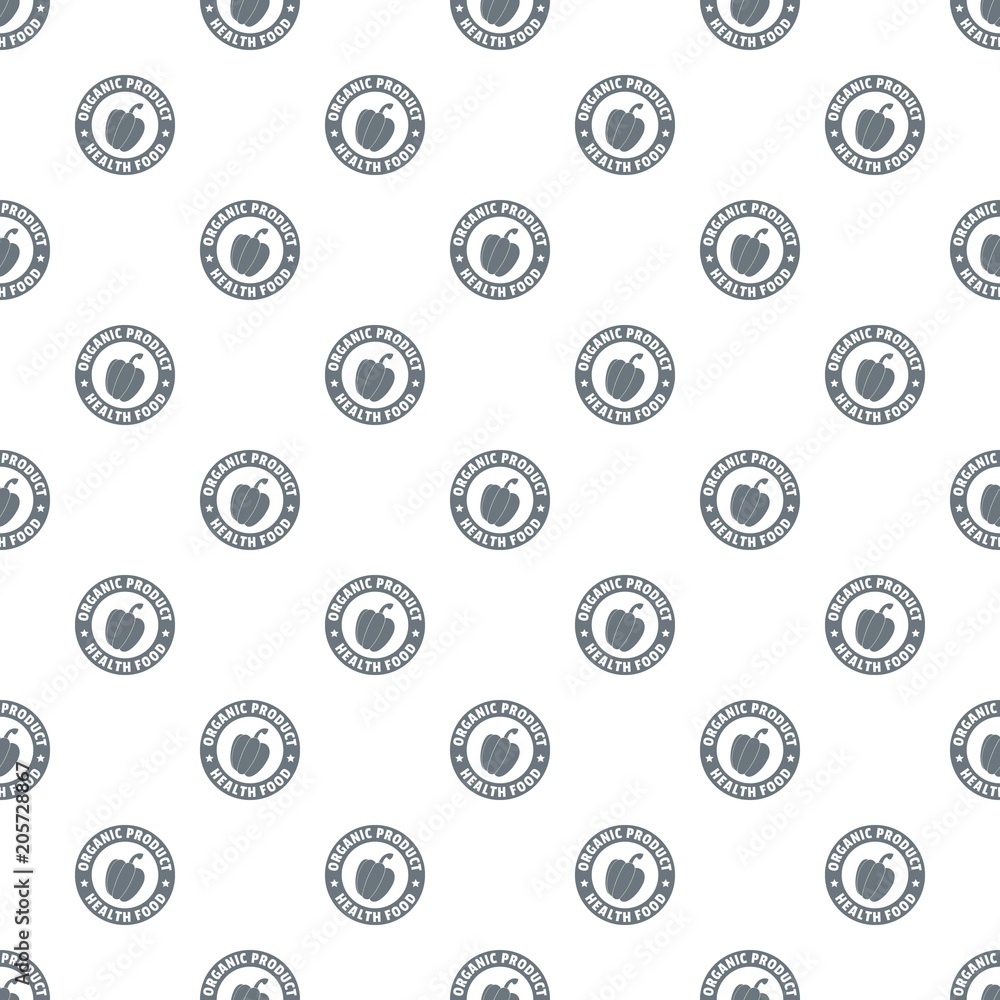 Poster organic product pattern vector seamless repeat for any web design