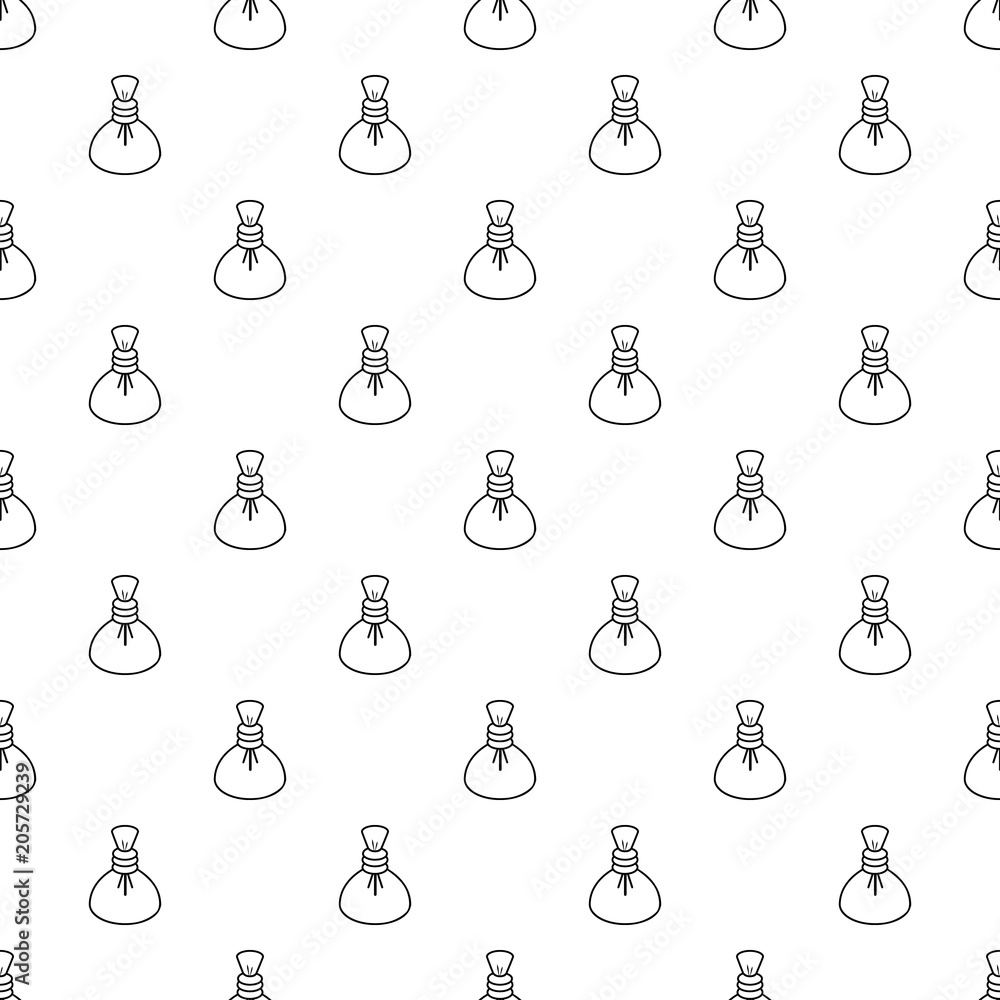 Poster spa hot compress pattern vector seamless repeating for any web design