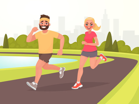 Jog Cartoon Images – Browse 28,233 Stock Photos, Vectors, and Video