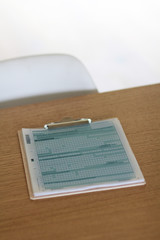 Steuererklärung auf dem Tisch