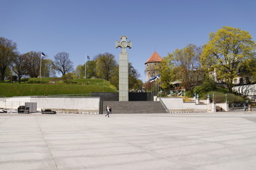 Place de la Liberté à Tallinn, Estonie