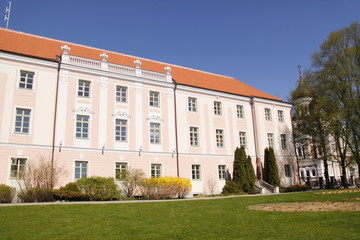Fototapeta na wymiar Château de Toompea à Tallinn, Estonie