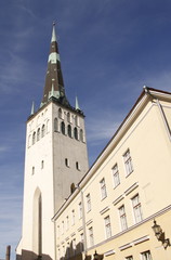 Eglise Saint-Olaf à Tallinn, Estonie