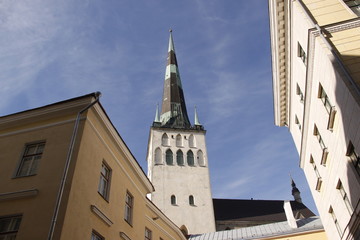 Eglise Saint-Olaf à Tallinn, Estonie