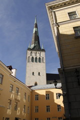 Eglise Saint-Olaf à Tallinn, Estonie