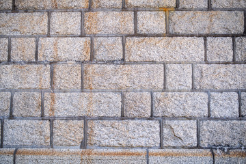 Wand aus Ziegeln