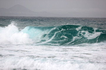Fototapeta premium a wave in Fuerteventura