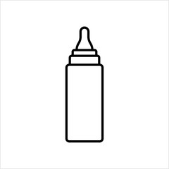 Baby Bottle Icon, Milk, Water Bottle Icon