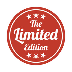 Limited edition badge on white background.