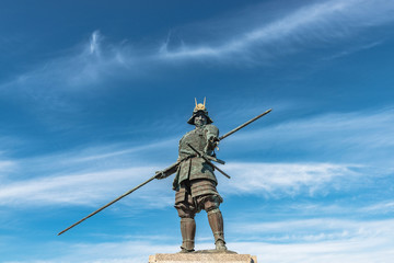 仙台城址伊達政宗像 Wall Mural Wallpaper Murals Mtaira