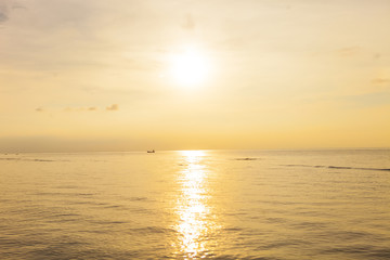 Sunrise on the sea, Son island, Kien Giang, Vietnam. View from Son island
