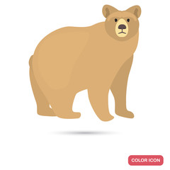 Kermod Bear color flat icon