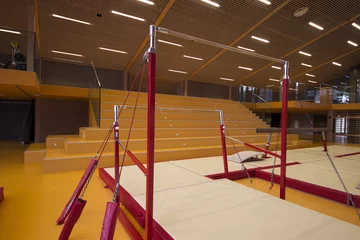 Fotobehang Gymnastiek Gymnastic equipment in a gymnastic center in the Faroe Islands   © polhansen