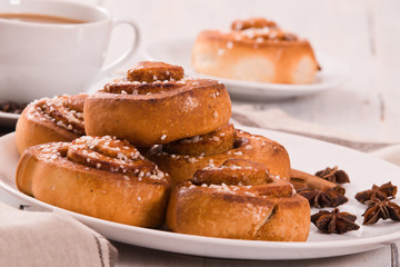 Cinnamon rolls. 