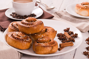 Cinnamon rolls. 